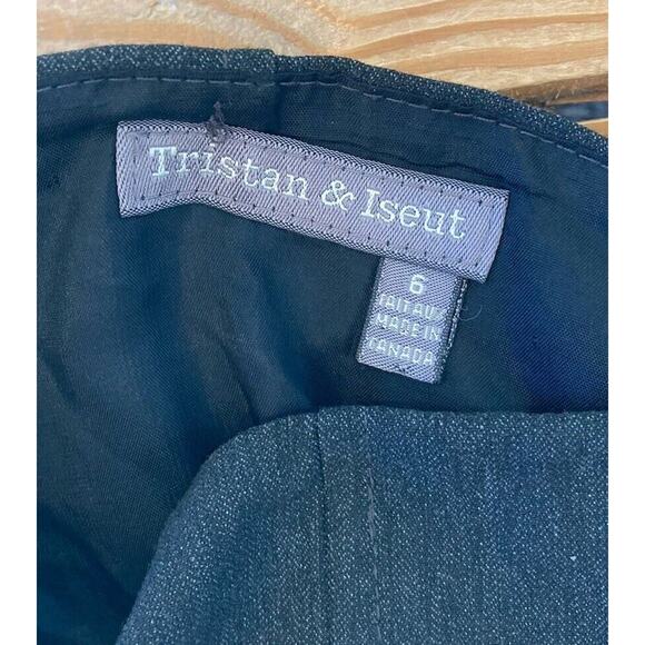 Tristan & Iseut  Pleated Skirt Size 6 Women’s Gray - Picture 3 of 5